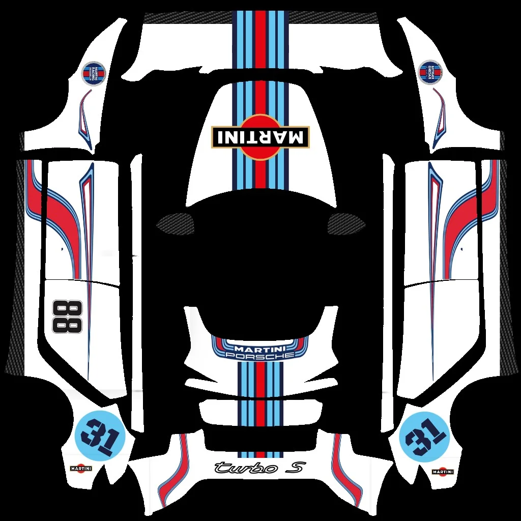 马提尼赛车涂装