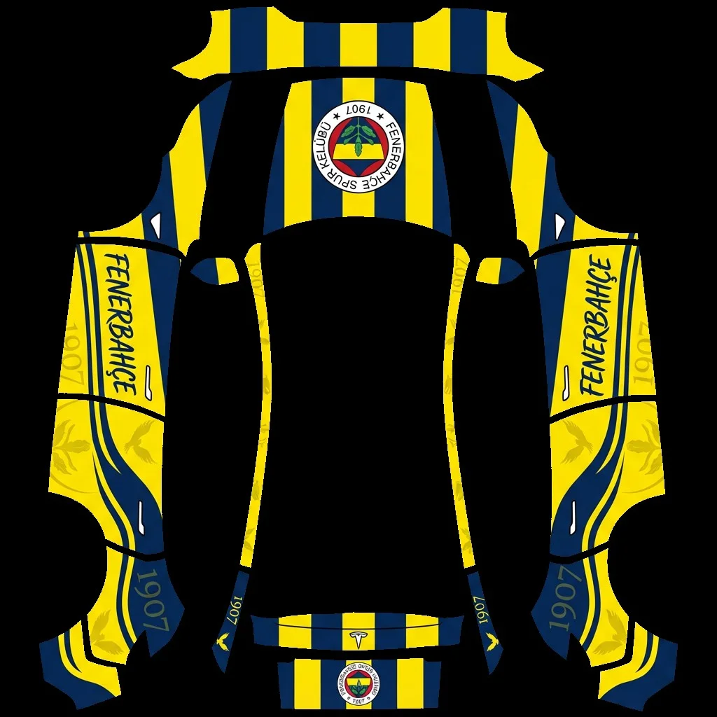 费内巴切足球俱乐部条纹特斯拉皮肤