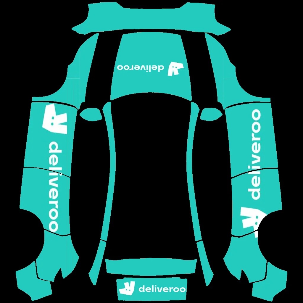 Deliveroo 绿色配送车