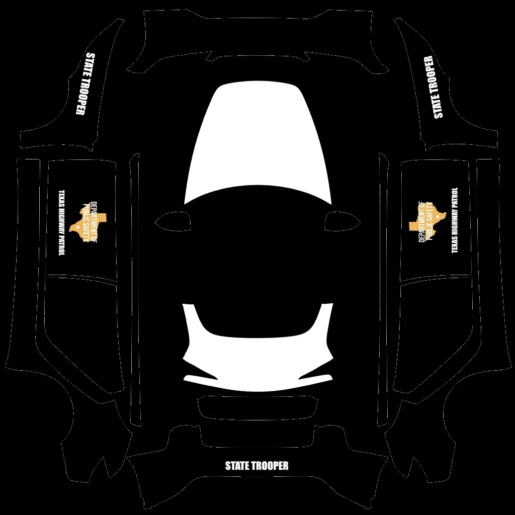 德克萨斯州高速公路巡逻队警车皮肤