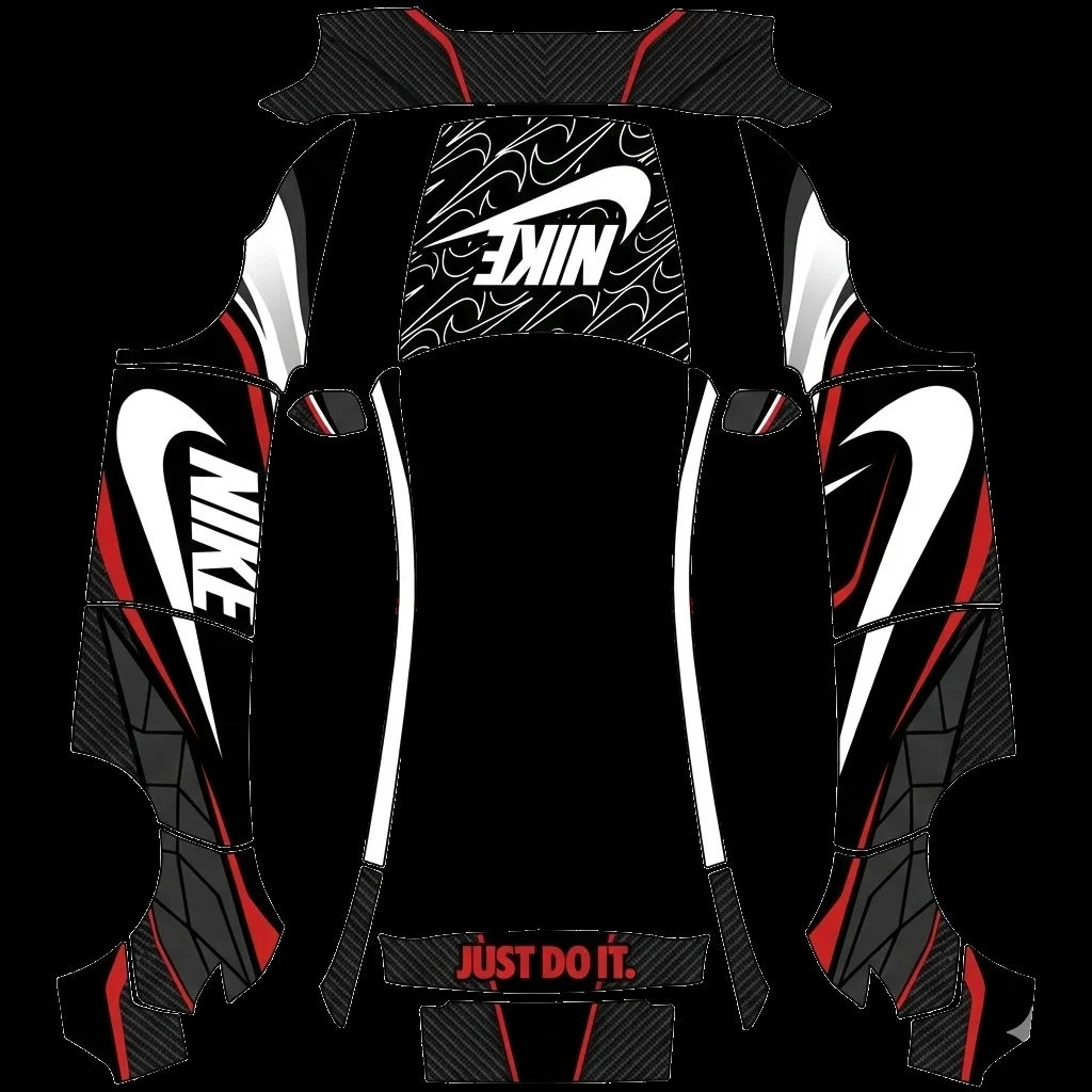 耐克红黑科技风