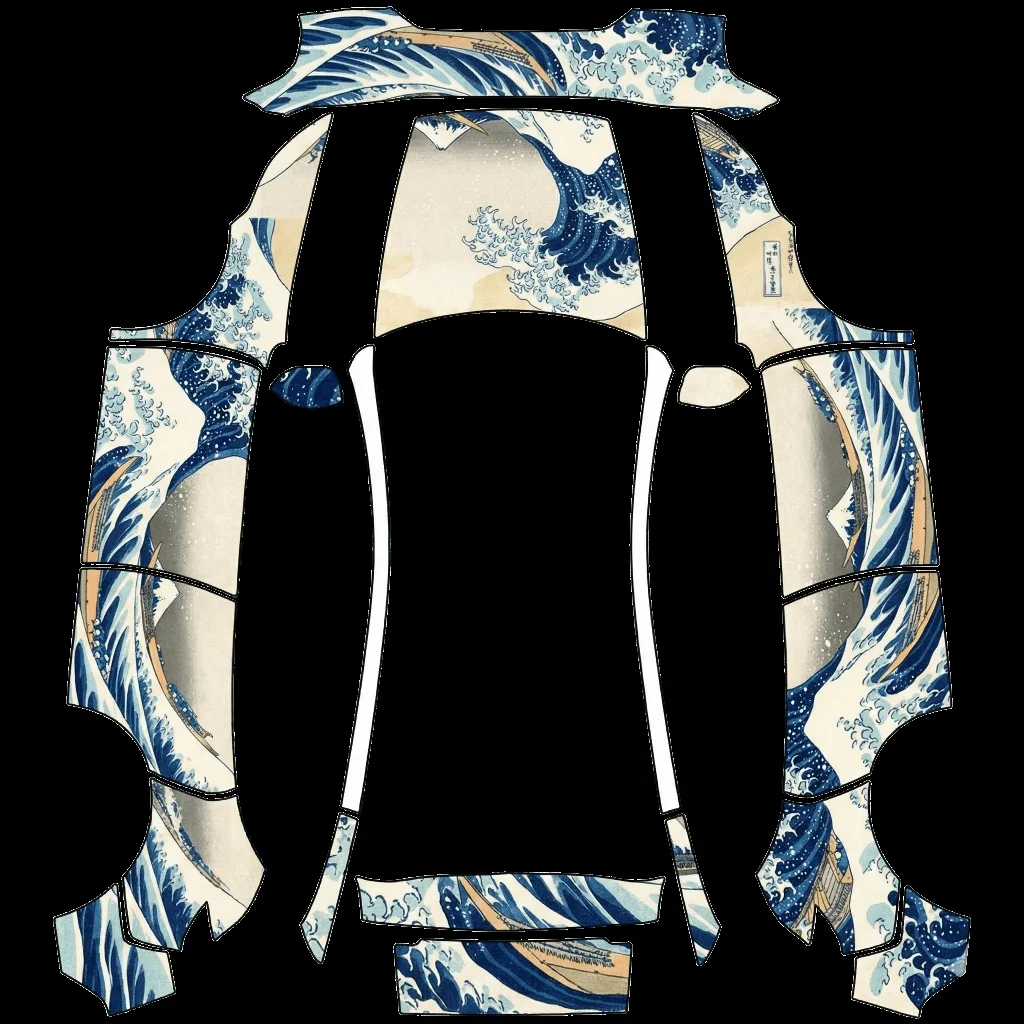 神奈川冲浪里特斯拉皮肤