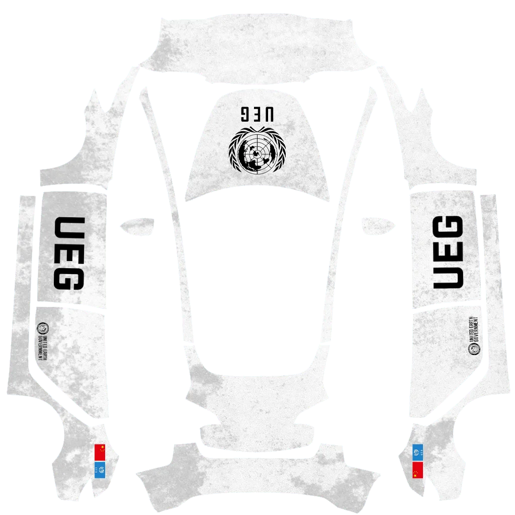 流浪地球-UEG雪地涂装