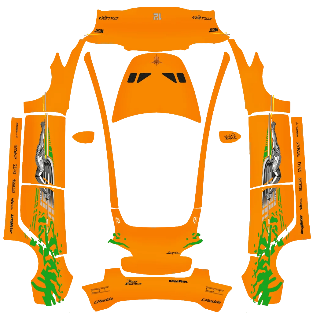 速度与激情 丰田Supra 保罗·沃克致敬