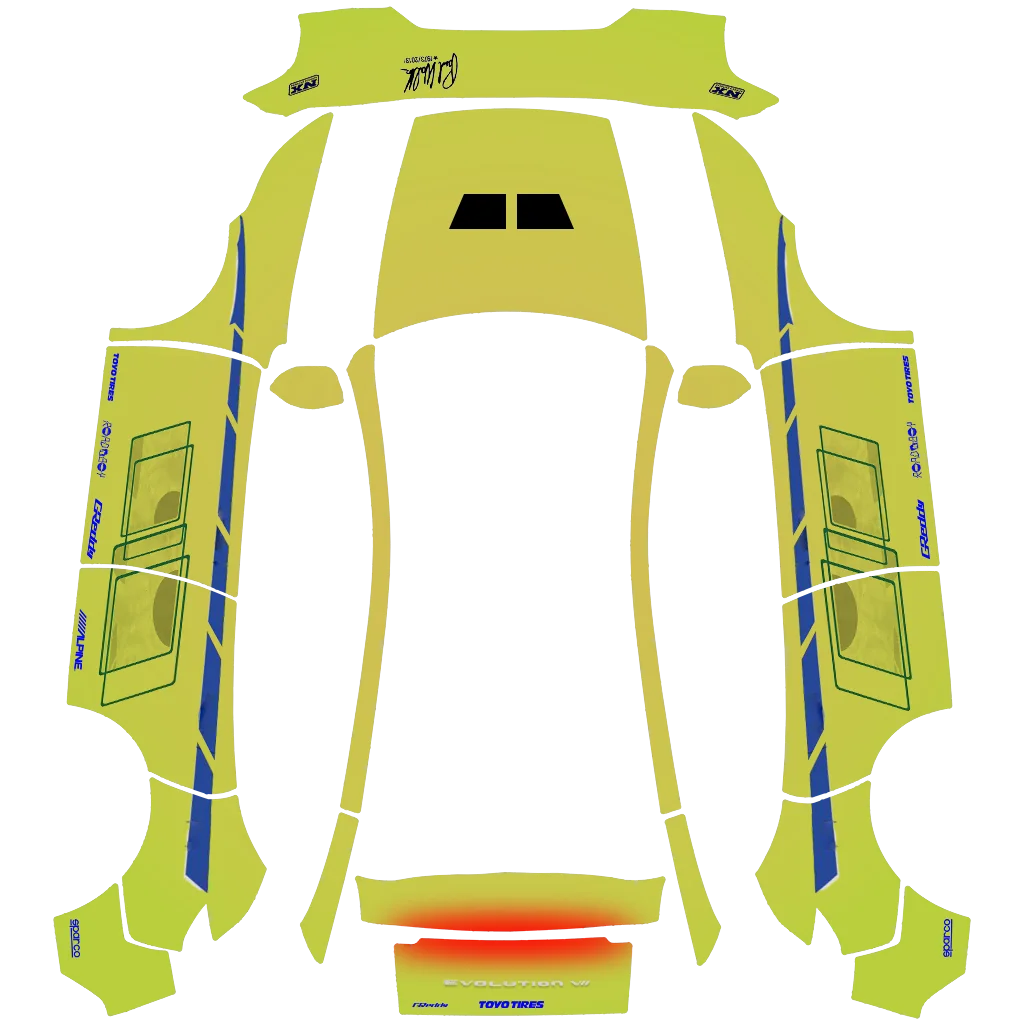 布莱恩的Evo 7 速度与激情