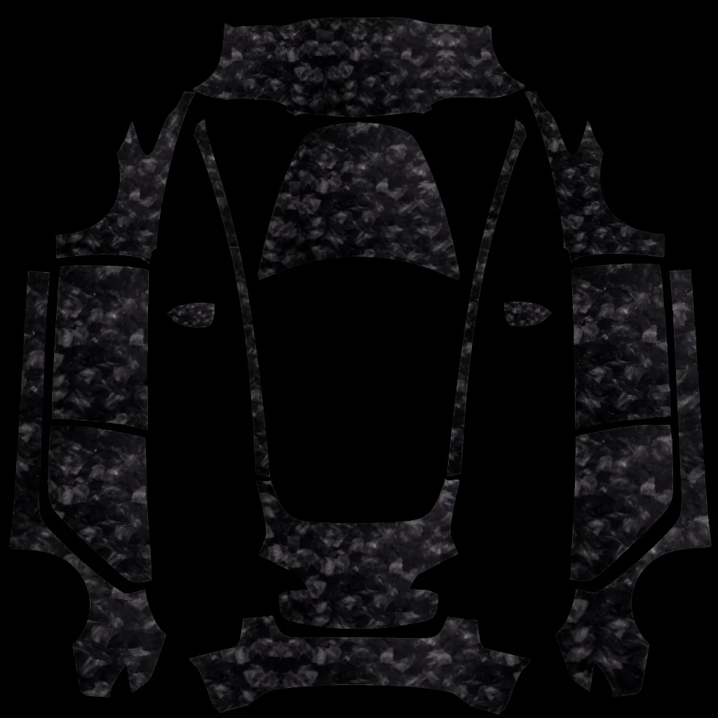 特斯拉 Model 3 - 哑光锻造碳纤维 (黑色)