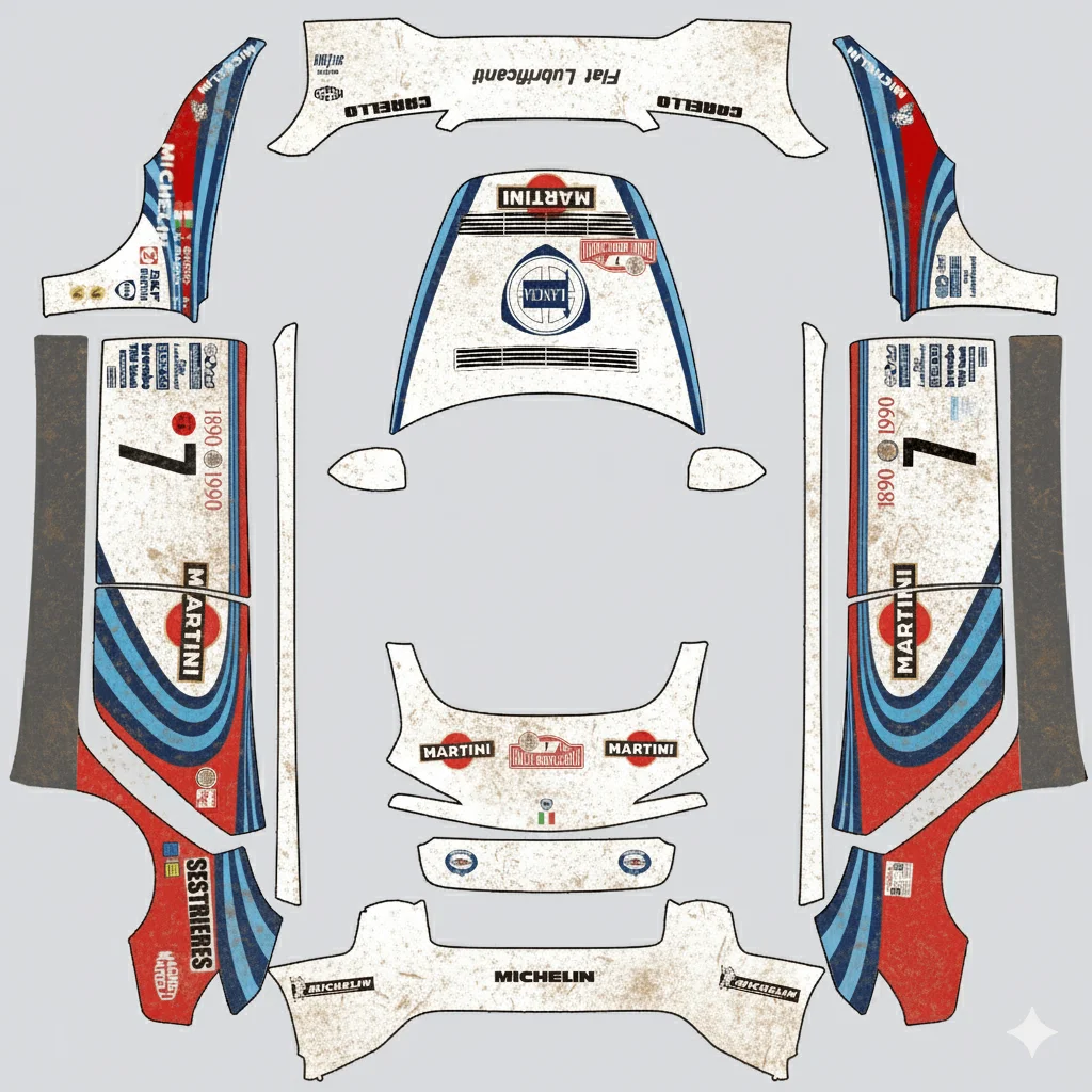 蓝旗亚 Delta HF 泥土