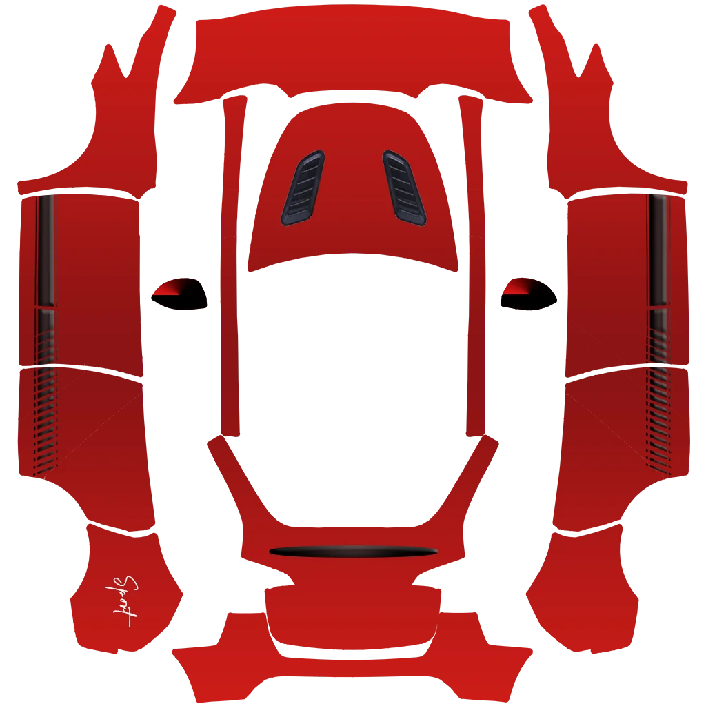 特斯拉 3D 运动 带尾翼