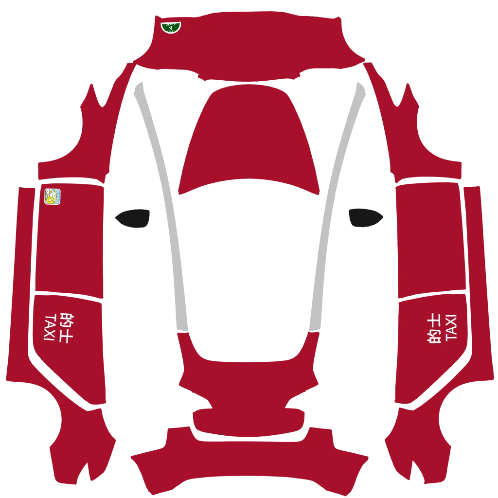 香港出租车 (红色)