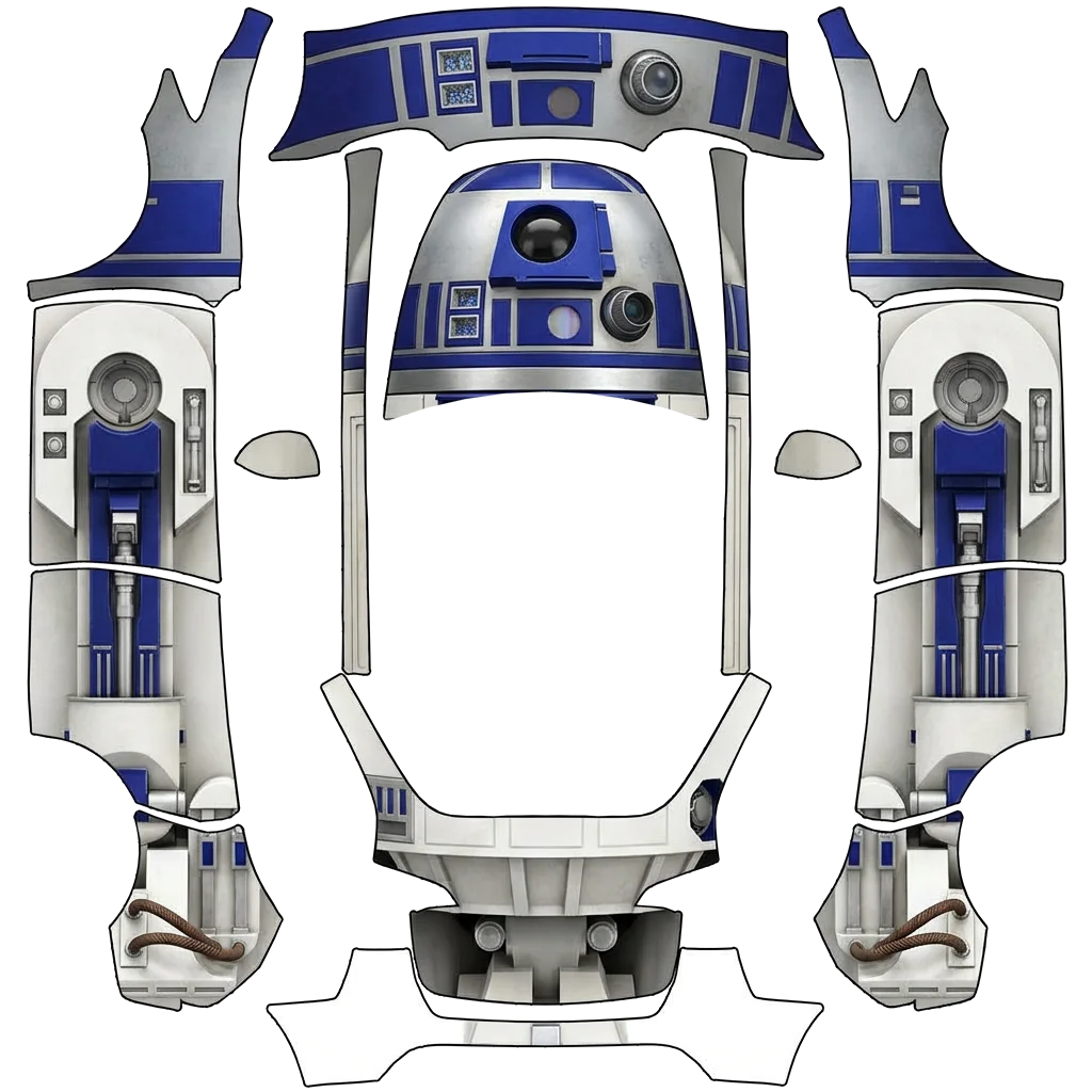 R2D2 白色