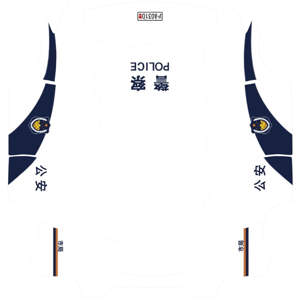 SHPD 上海警察 Model Y