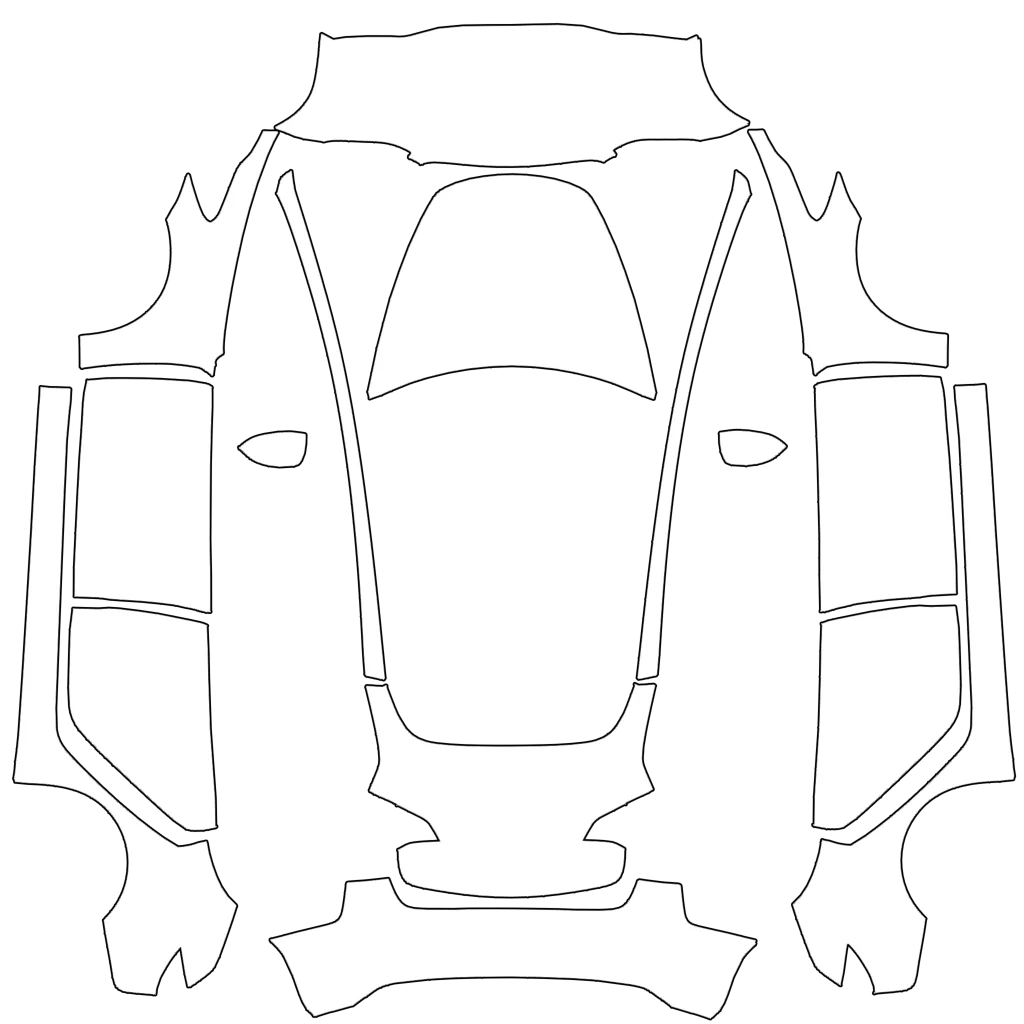 Model 3 车机皮肤空白模板