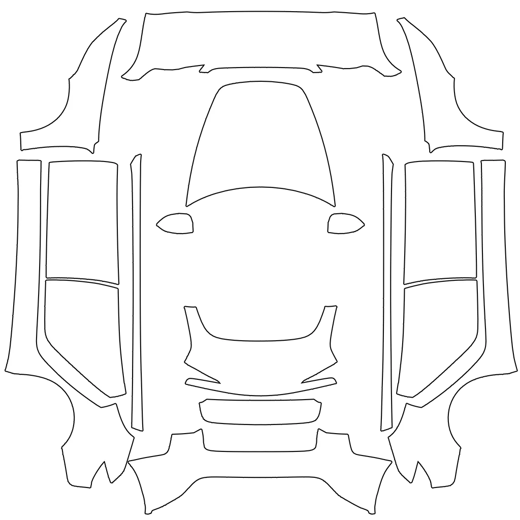 model3 2024 base车机皮肤空白模板