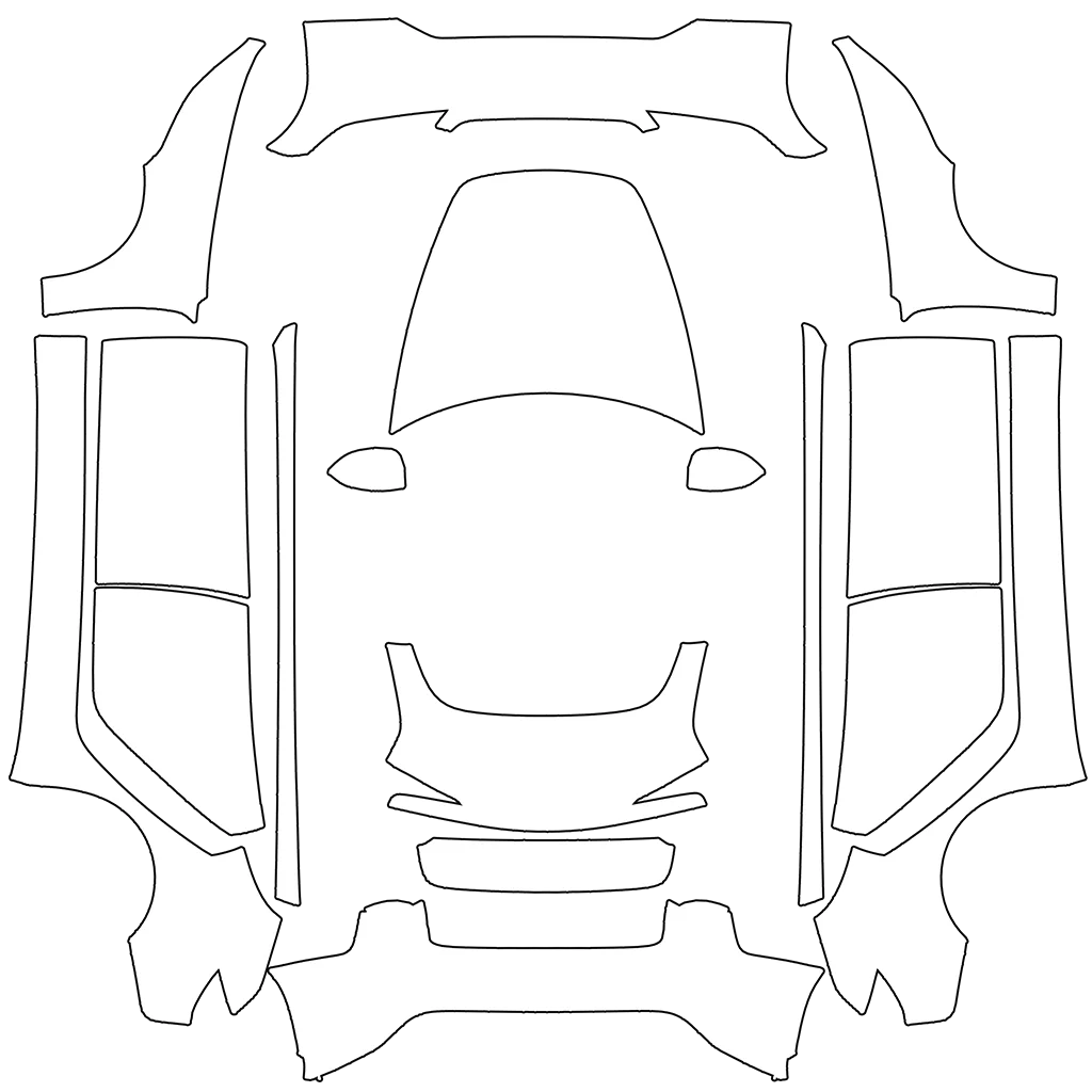 model3 2024 performance 车机皮肤空白模板