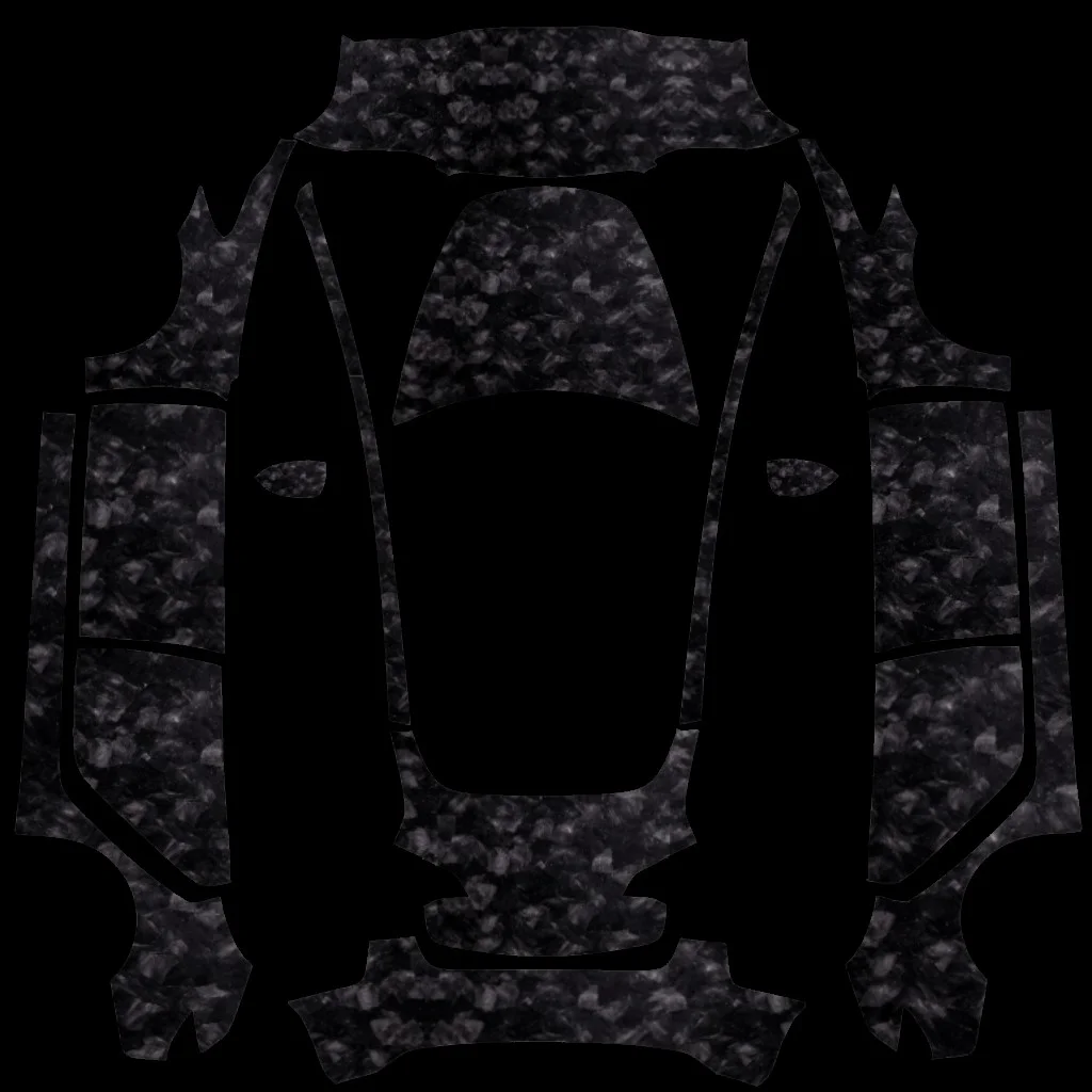 Tesla Model 3 - Matte Forged Carbon Fiber (Blacked)