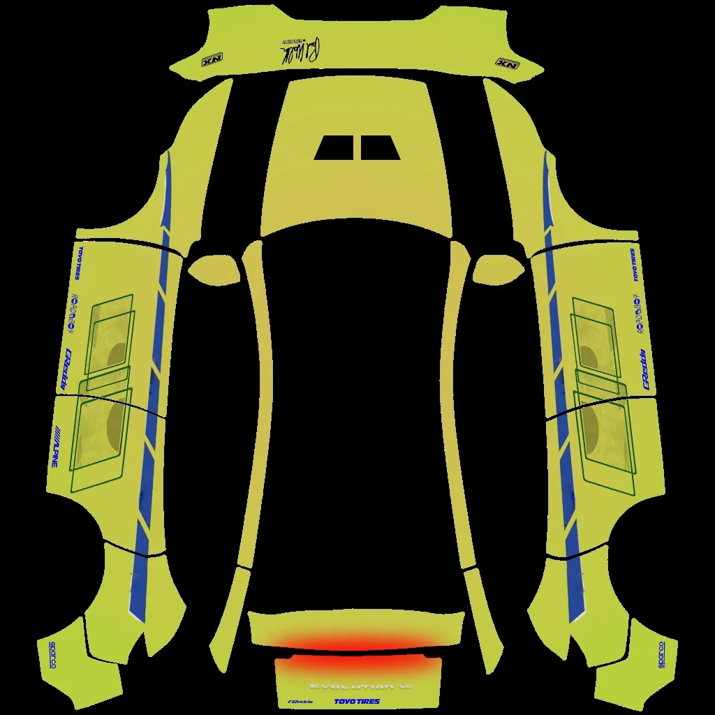 Brian's Evo 7 Fast and Furious