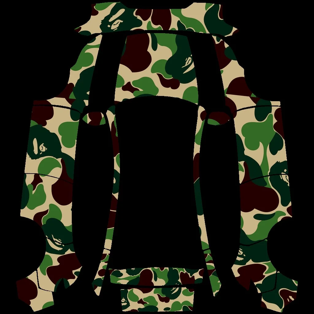 BAPE green camo