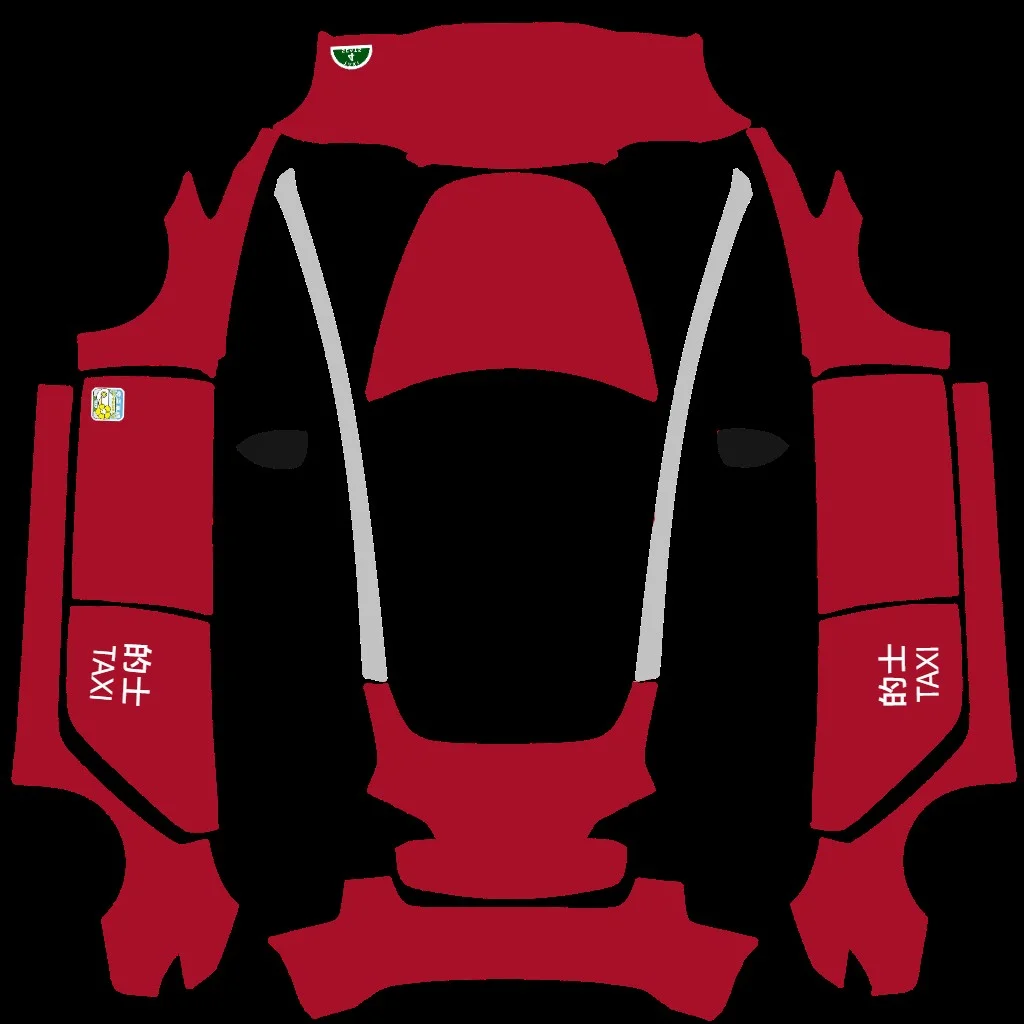 Hong Kong Taxi (Red)